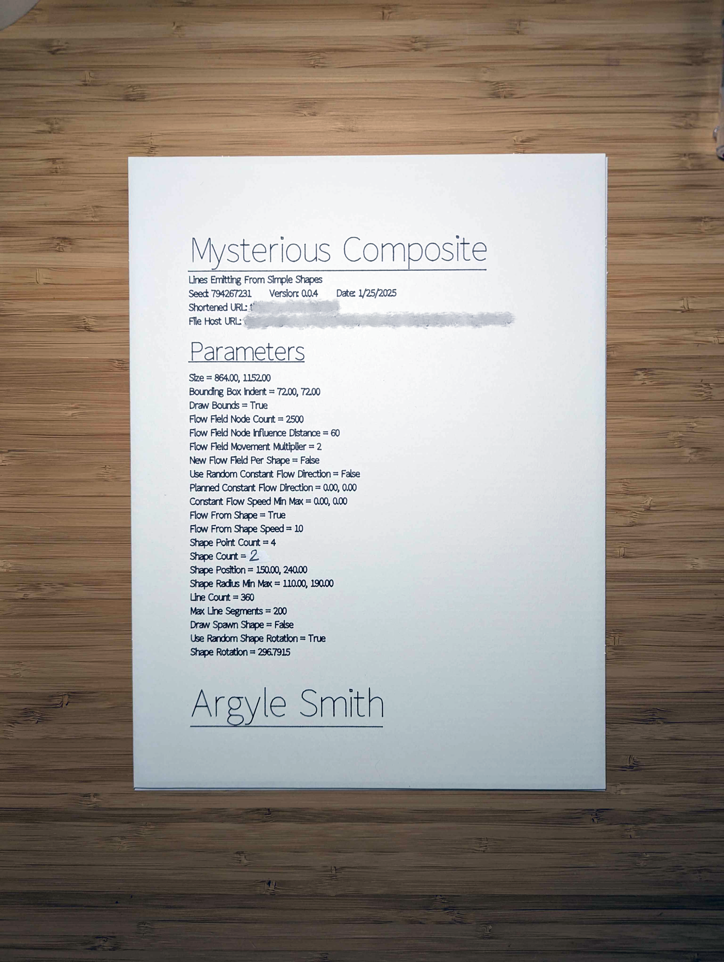 'Mysterious Composite' 9x12"