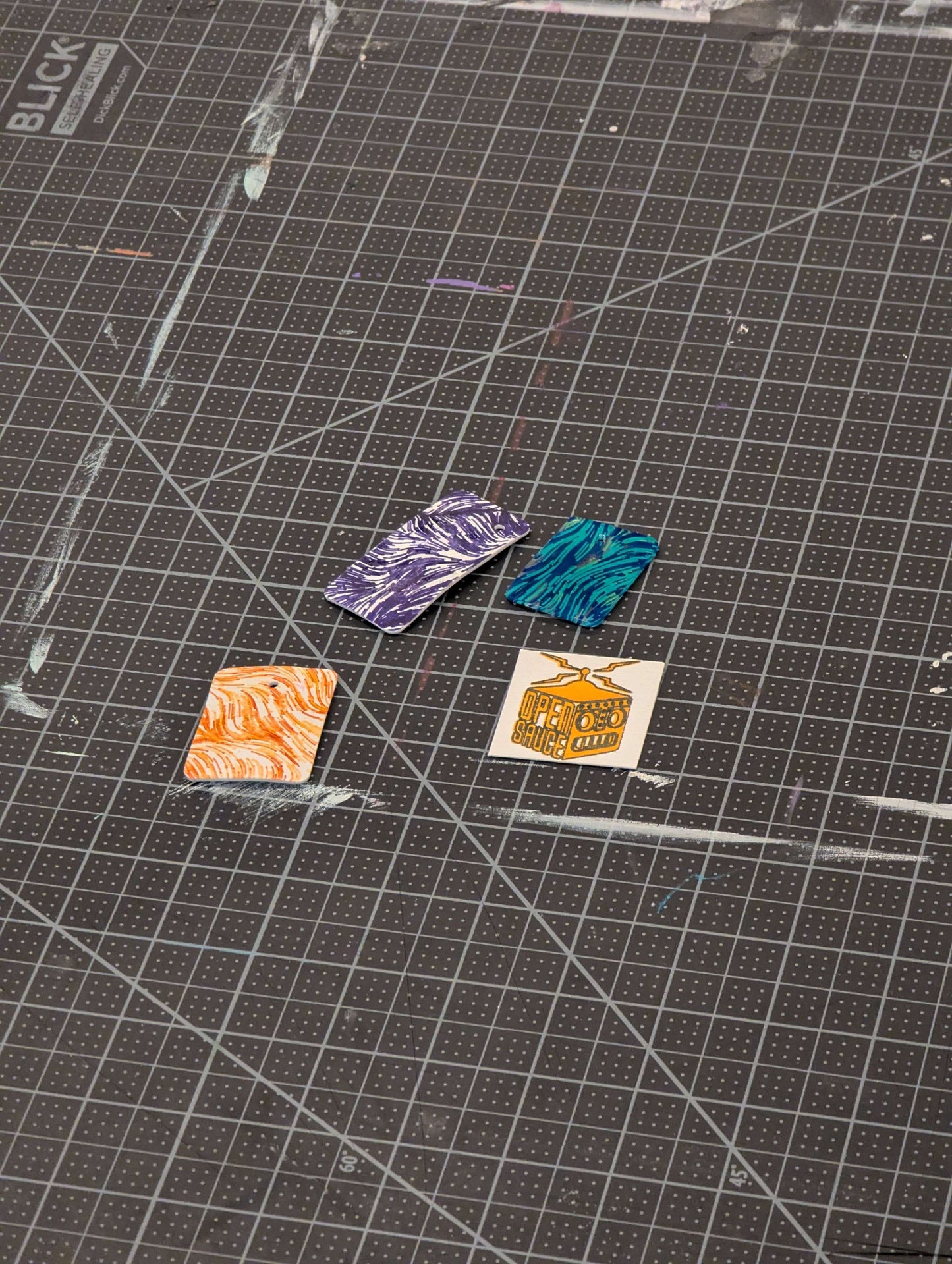 Plotted Shrinky Dink Charms